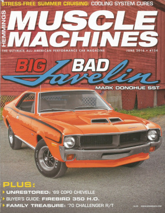 HEMMINGS MUSCLE MACHINES 2016 JUNE - GT350R, T-37, 69 HO FIREBIRD